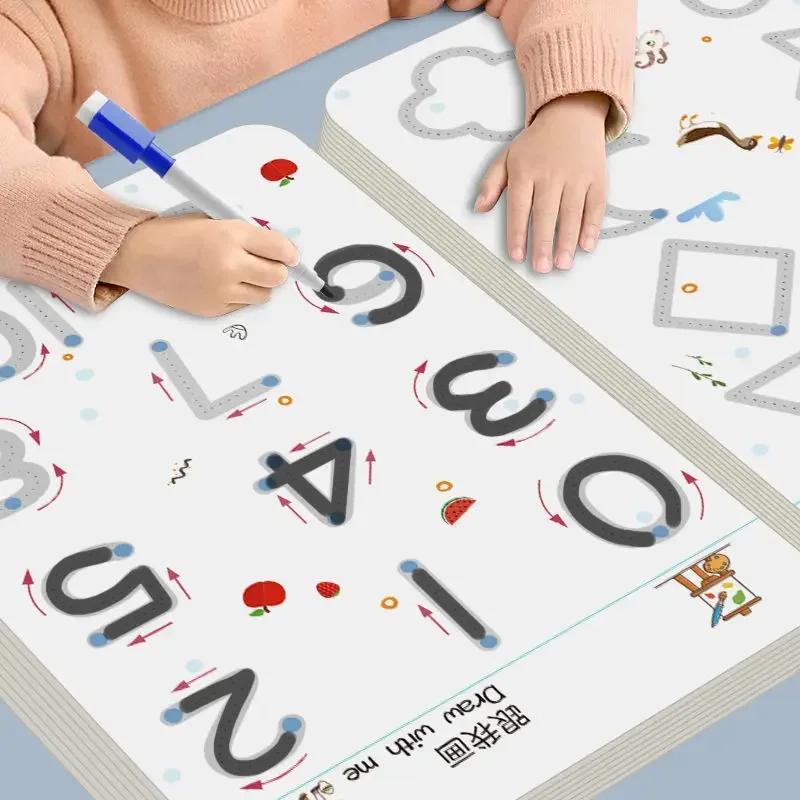 Kids Educational Workbooks - مصنف التتبع السحري كتب مونتيسوري التعليمية