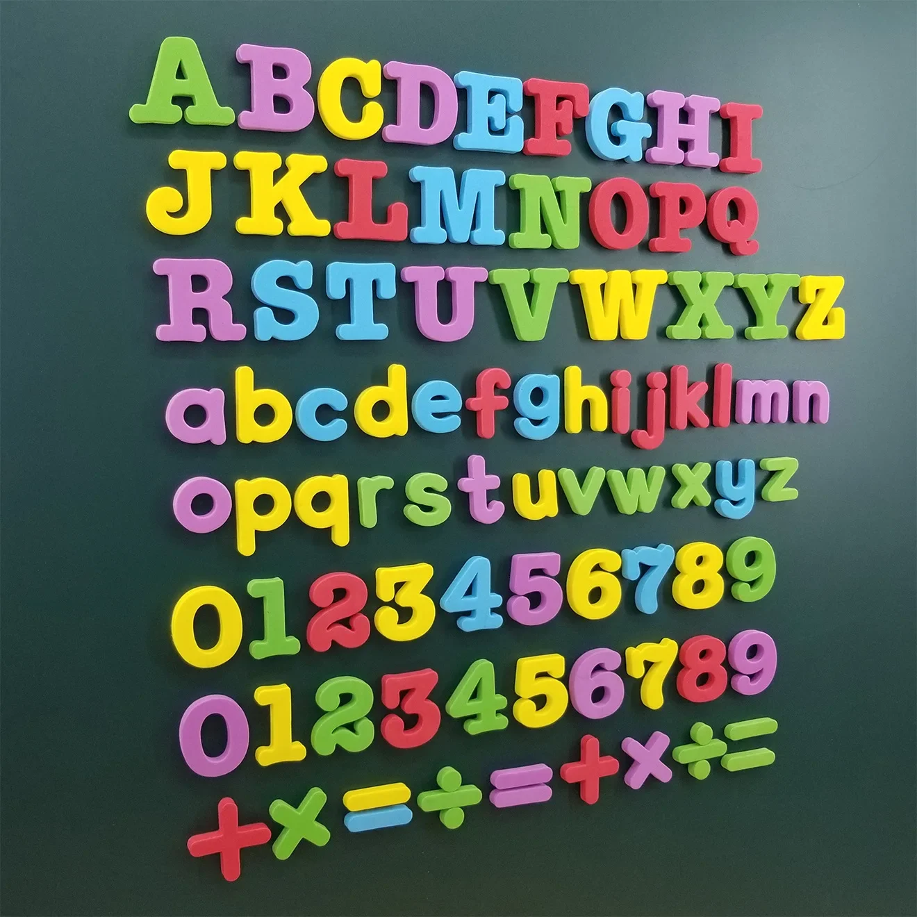 Magnetic Letter Board - أرقام الحروف المغناطيسية الأبجدية ABC 123
