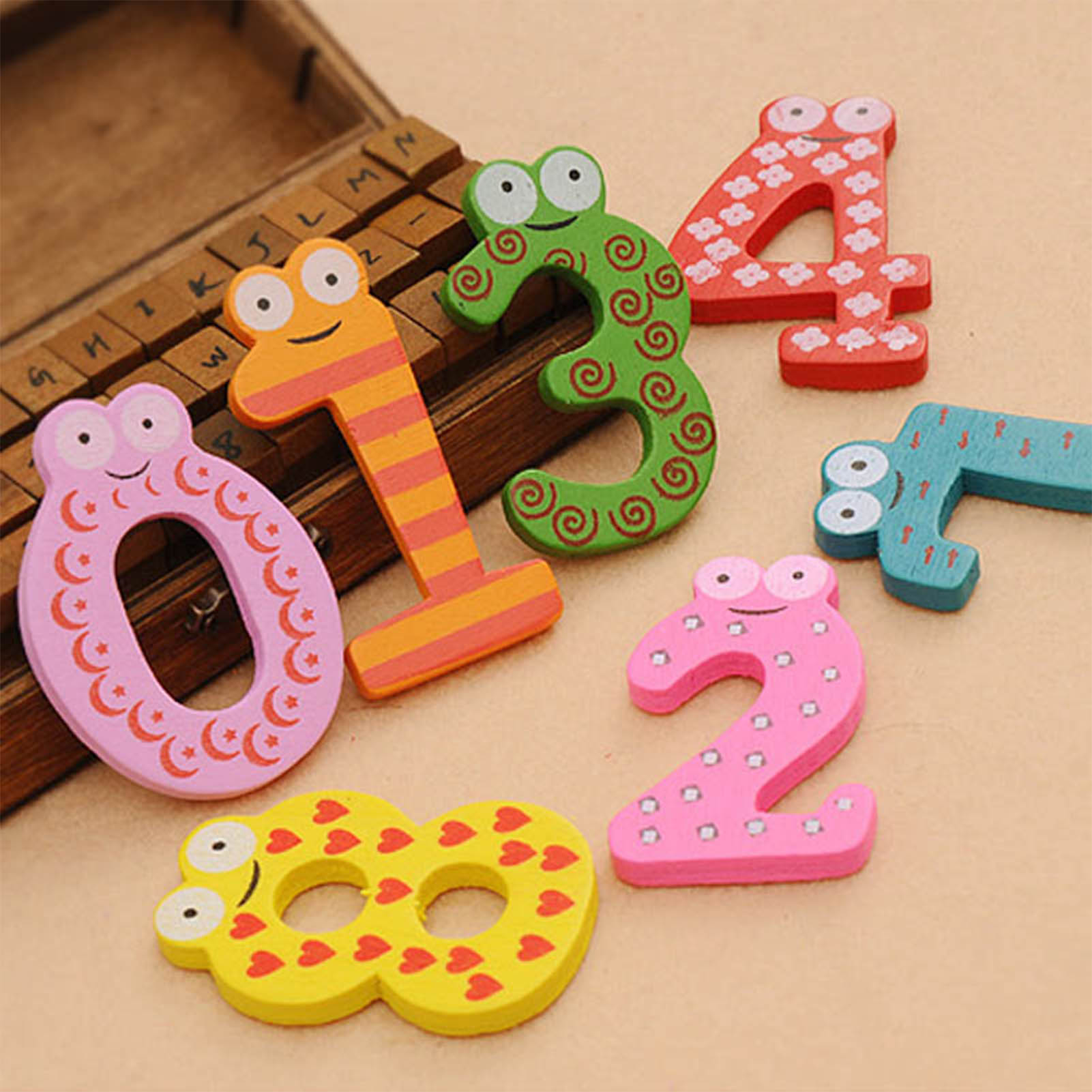 Magnetic Letter Board - أرقام الحروف المغناطيسية الأبجدية ABC 123