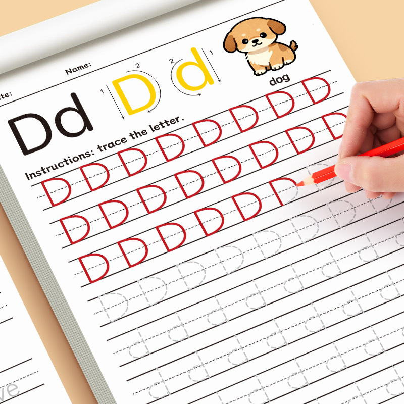 Kids Educational Workbooks - كتاب تدريب على تهجئة الحروف الأبجدية
