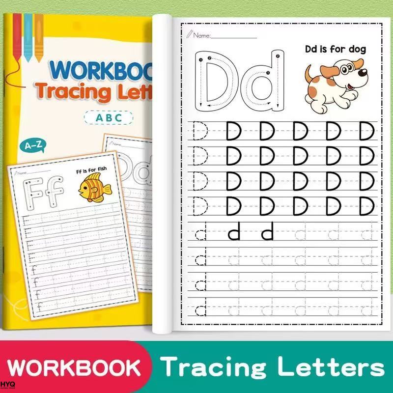 Kids Educational Workbooks - كتاب تعليمي للأطفال لتعلم الخط ونسخ
