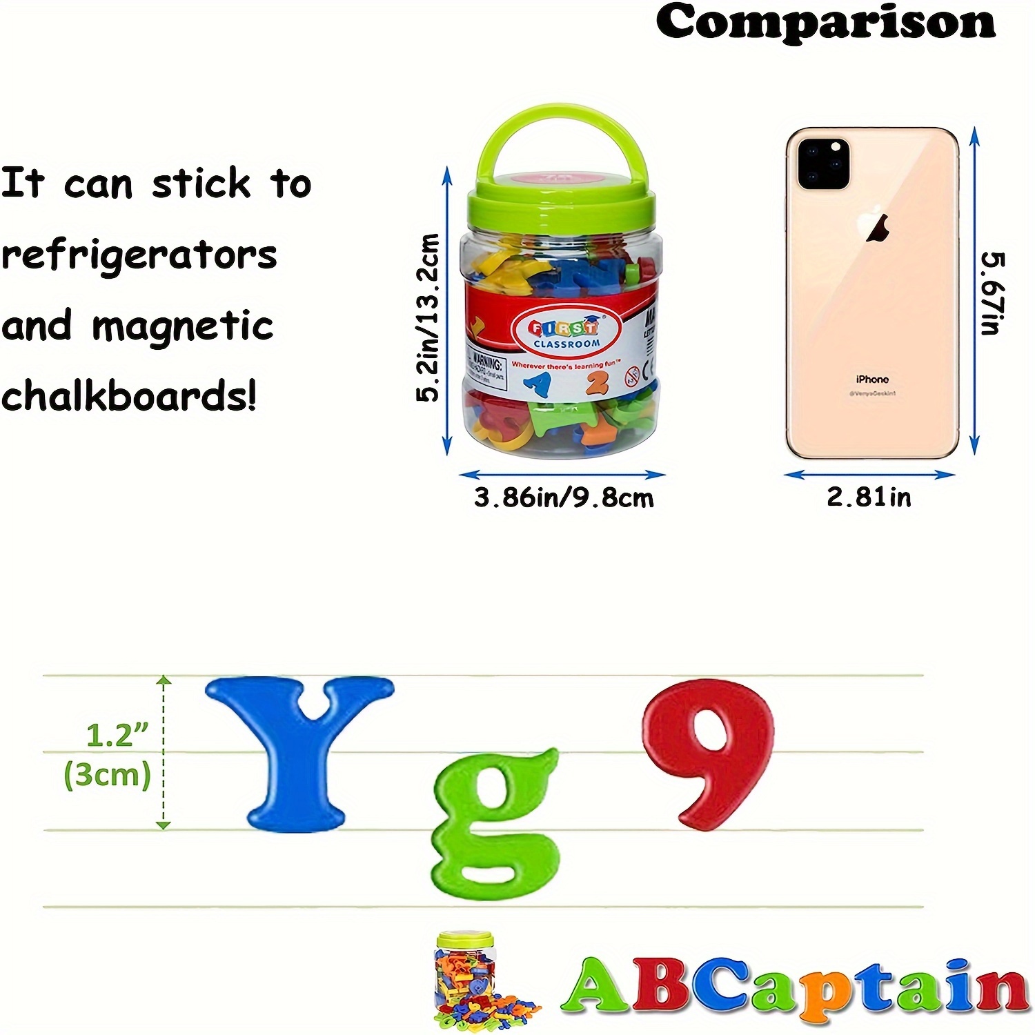 78 قطعة من أرقام الحروف المغنا - مراجعة Kids Educational - Alphabet Numbers & More وسعره