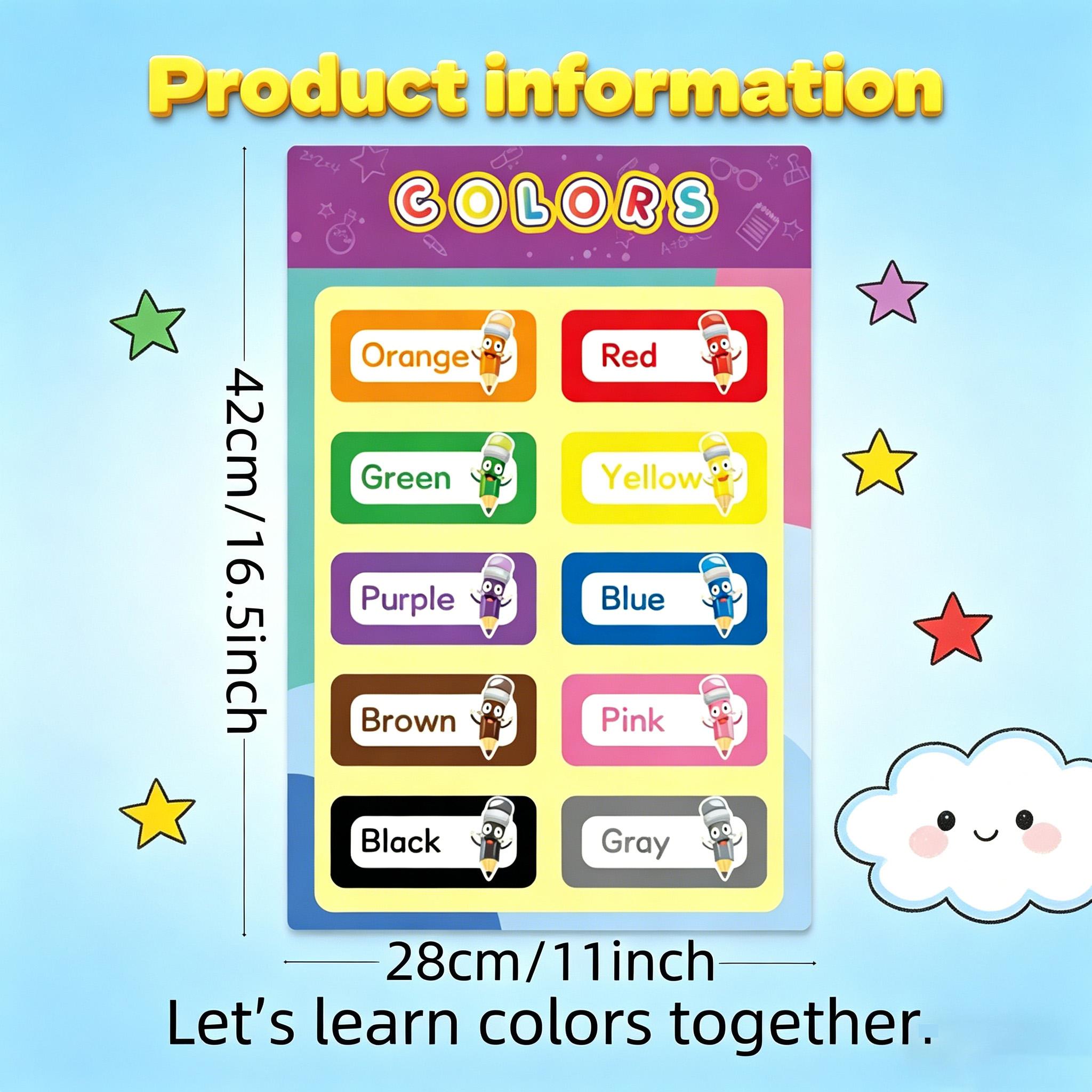 16 قطعة من الملصقات التعليمية  - مراجعة Kids Educational - Alphabet Numbers & More وسعره