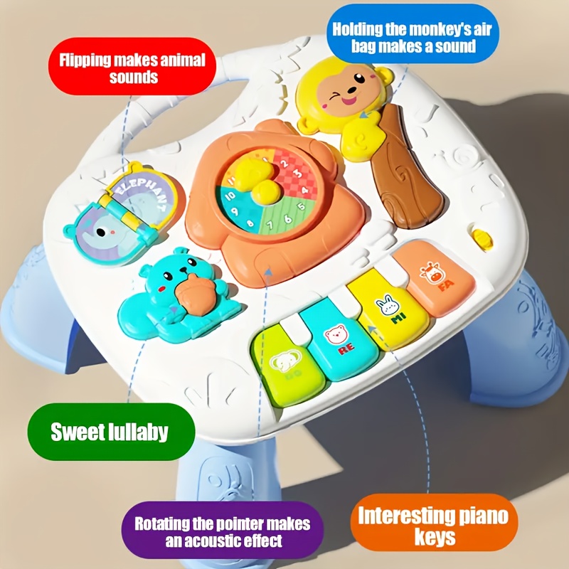 طاولة نشاط موسيقية للأطفال، لع - مراجعة Kids Education Table وسعره