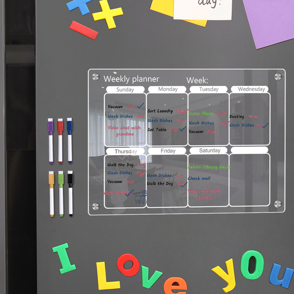 لوحة تقويم مغناطيسية للثلاجة،  - مراجعة Magnetic Letter Board وسعره