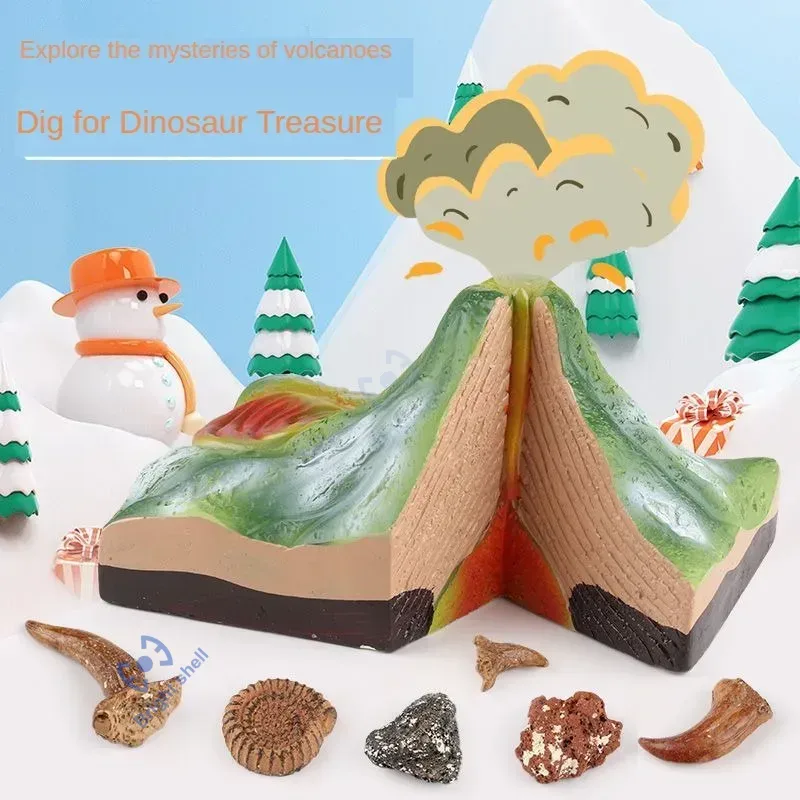 بركان الاطفال لعبة ديناصور اله - مراجعة Science Kit Volcano وسعره