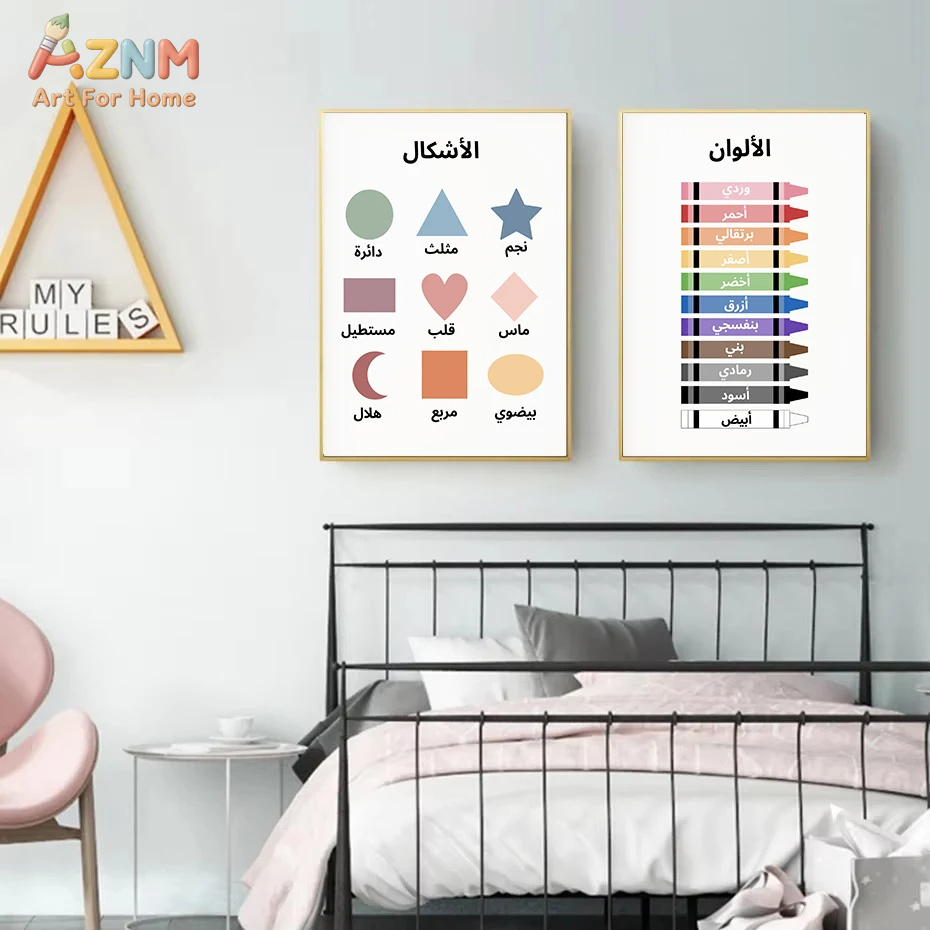 لوحة جدارية تعليمية للأطفال با - مراجعة Kids Educational - Alphabet Numbers & More وسعره
