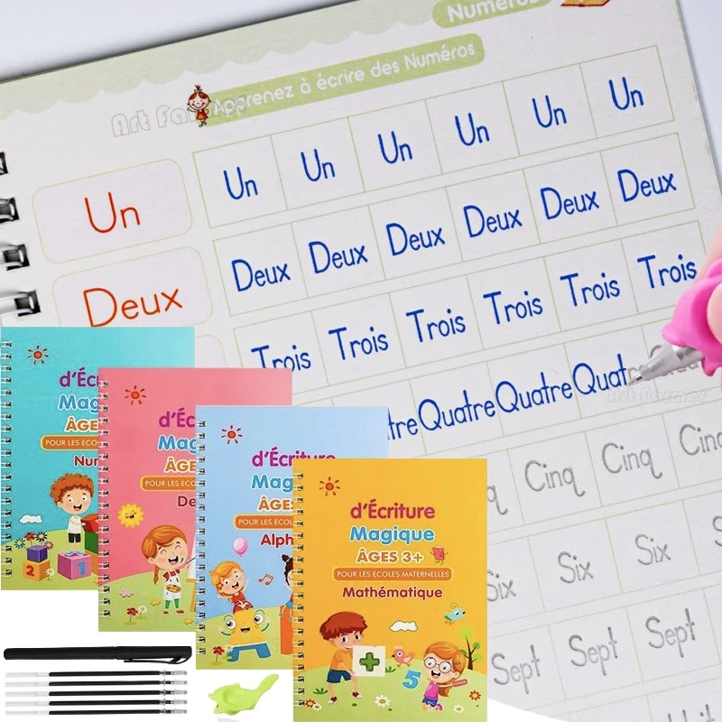 كتاب نسخ سحري فرنسي، كتاب ممار - مراجعة Kids Educational Workbooks وسعره