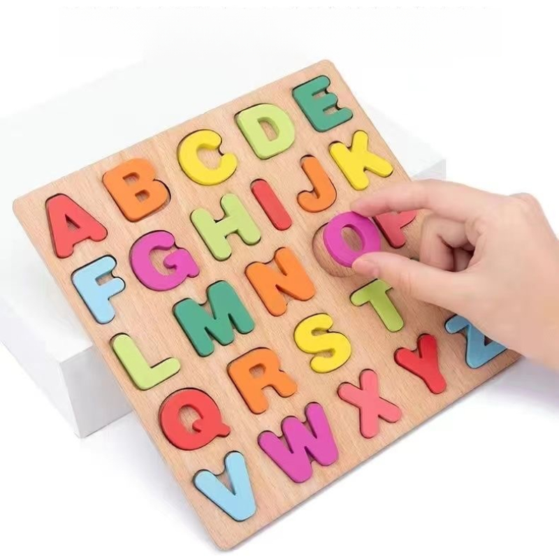 لعبة ألغاز خشبية بأحرف أبجدية  - مراجعة Kids Educational - Alphabet Numbers & More وسعره