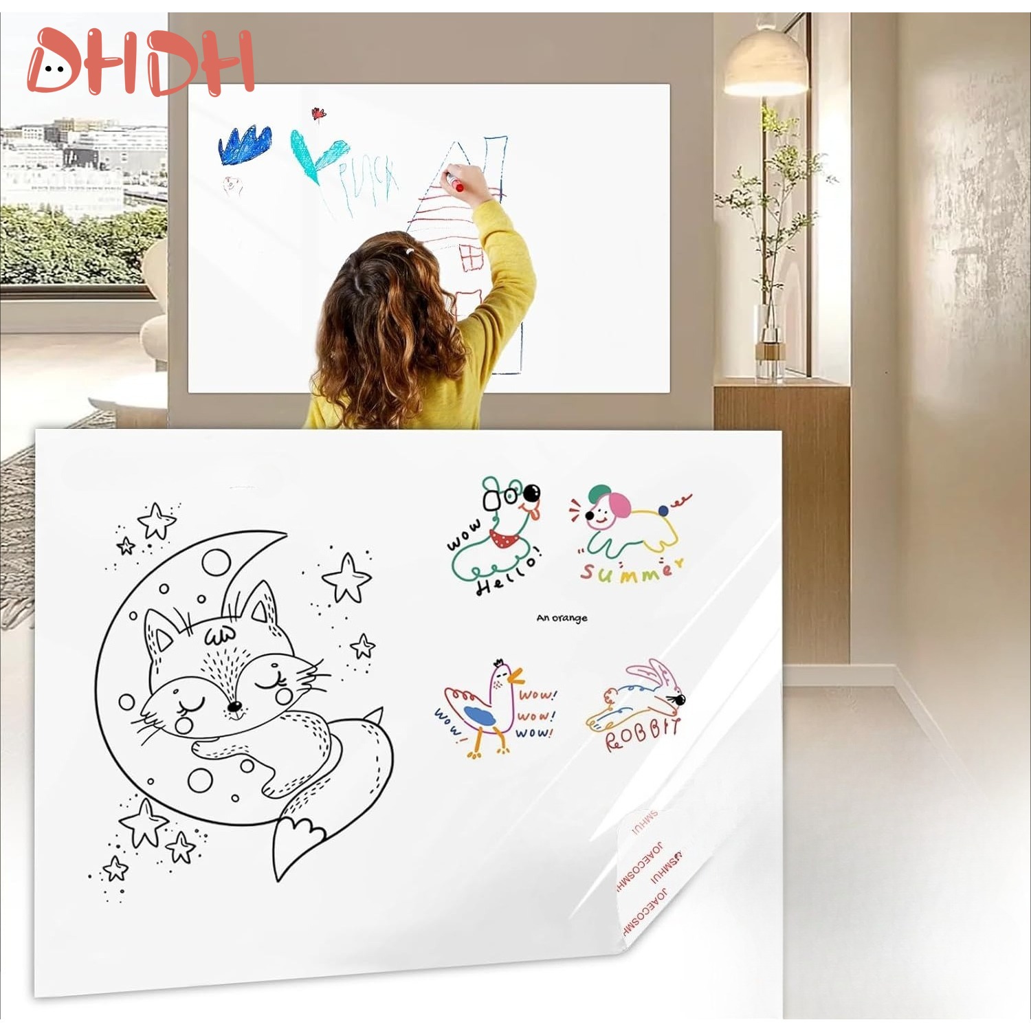 لفافة رسم للأطفال - ورق رسم أب - مراجعة Kids Education Wallpaper وسعره